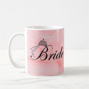 The Bride Elegant Black Script Wedding Coffee Mug