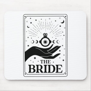The Bride Future Mrs Tarot Gothic Bridal Party Bac Mouse Pad