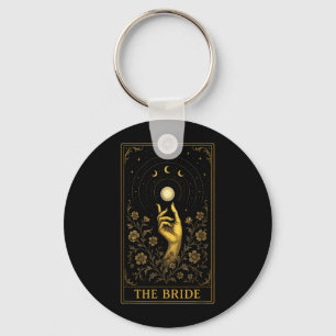 The Bride - Gothic Witchy Wedding Tarot Key Ring