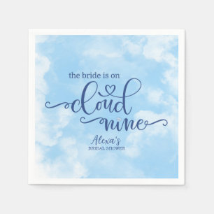 The Bride is on Cloud 9 Paper Napkin