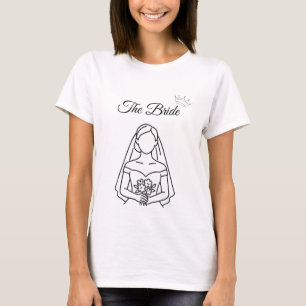 The Bride - Minimalist wedding T-Shir T-Shirt