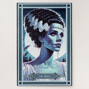 The Bride of Frankenstein Tarot Card Jigsaw Puzzle
