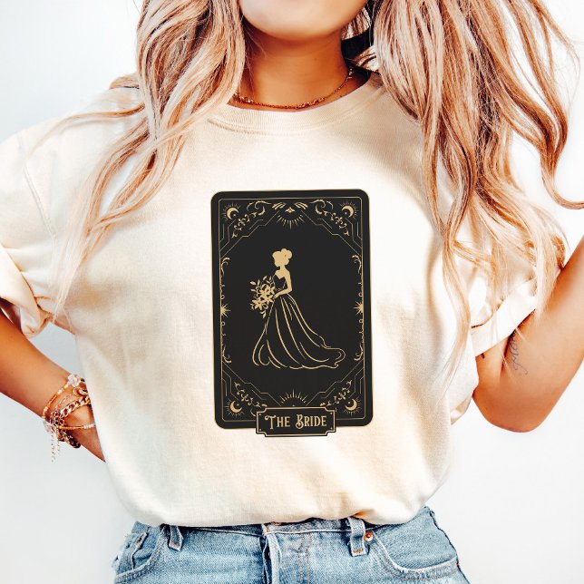 The Bride Tarot Fortune Bachelorette Party T-Shirt (Creator Uploaded)