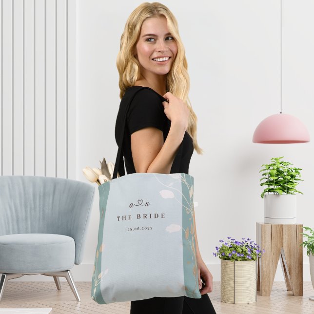 The Bride Tote Bag | Sage Green & Gold (Creator Uploaded)