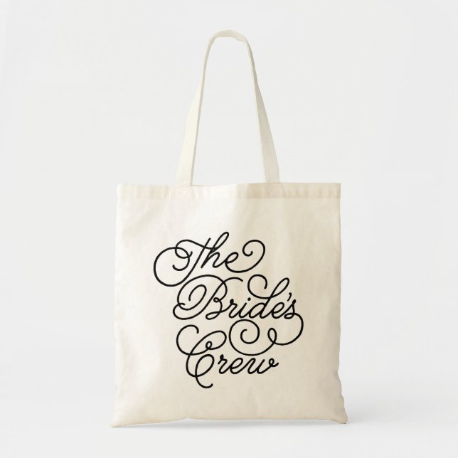 The Bride's Crew Tote Bag (Front)