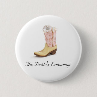 The Bride's Entourage 6 Cm Round Badge