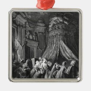 The bride's going-to-bed ceremony metal tree decoration