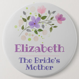 The Bride's Mother Button Badge