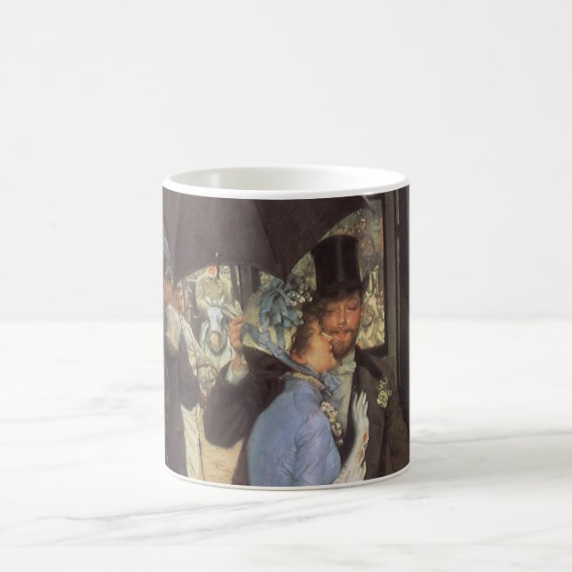 The Bridesmaid (aka The Traveller) by James Tissot Coffee Mug (Center)