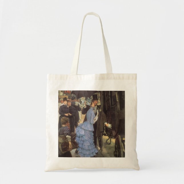 The Bridesmaid (aka The Traveller) by James Tissot Tote Bag (Front)