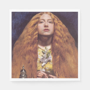 The Bridesmaid (by John Everett Millais) Napkin