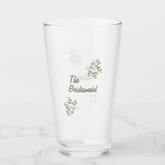 The Bridesmaid Glass (Front)