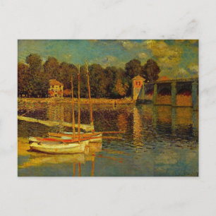 The Bridge at Argenteuil by Claude Monet Postcard
