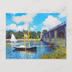 The Bridge at Argenteuil Claude Monet Postcard