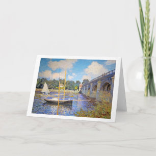 The Bridge at Argenteuil, Monet Card
