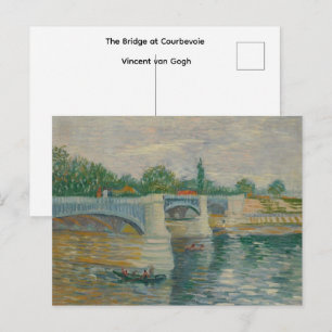 The Bridge at Courbevoie Vincent van Gogh Postcard