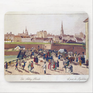 The Bridge at Leopoldstadt, Vienna, 1780 Mouse Pad
