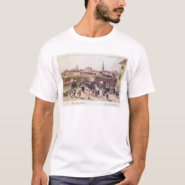 The Bridge at Leopoldstadt, Vienna, 1780 T-Shirt (Front)