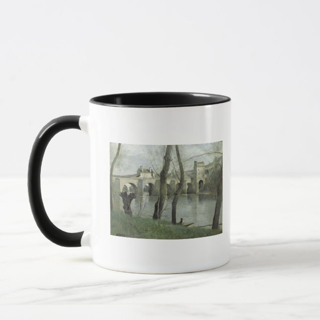 The Bridge at Mantes Mug (Left)
