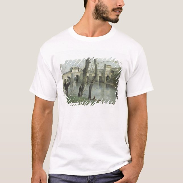 The Bridge at Mantes T-Shirt (Front)