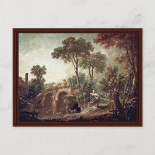 The Bridge By Boucher François Postcard