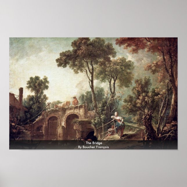 The Bridge By Boucher François Poster (Front)