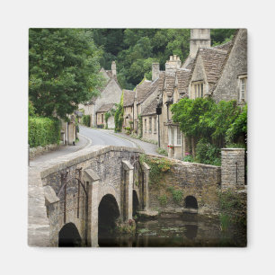 The bridge in Castle Combe, UK magnet