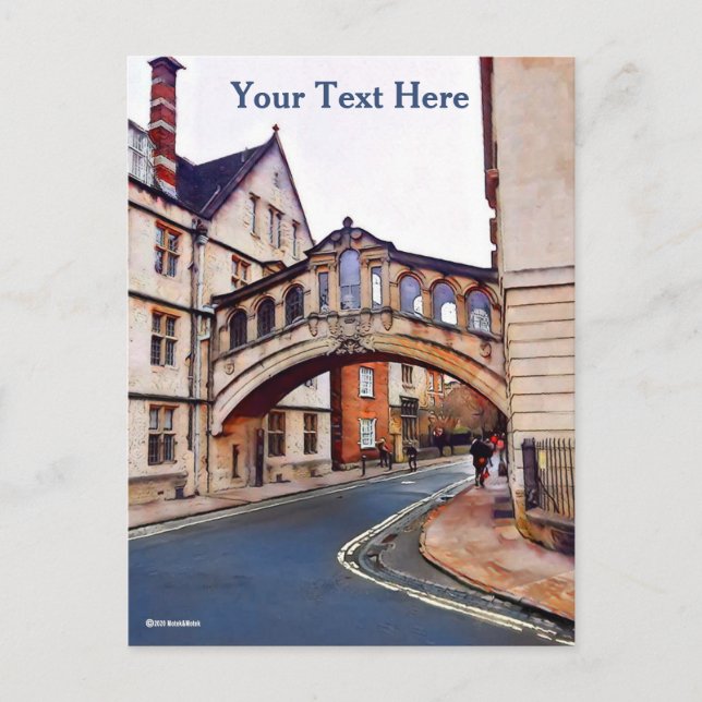 The Bridge of Sighs - Oxford Postcard (Front)