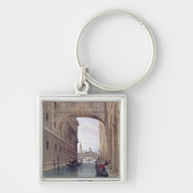 The Bridge of Sighs, Venice, engraved by Lefevre ( Key Ring (Front)