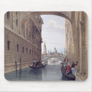 The Bridge of Sighs, Venice, engraved by Lefevre ( Mouse Pad