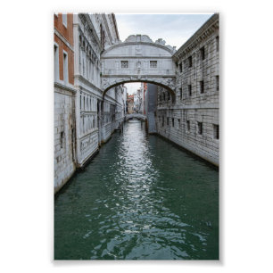 The Bridge of Sighs Venice Italy Photo Print