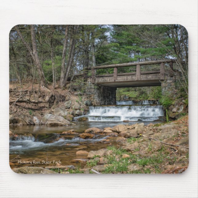 The Bridge over Hickory Run Mouse Pad (Front)