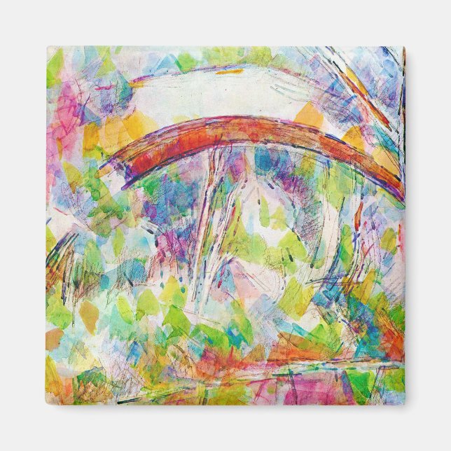 The Bridge, Paul Cezanne Magnet (Front)