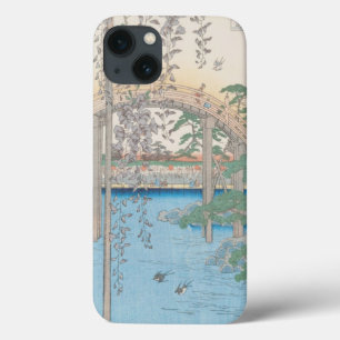 The Bridge with Wisteria or Kameido Tenjin iPhone 13 Case