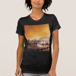 The Bridges, Newcastle upon Tyne Black Tee Shirt