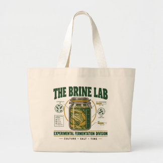 The Brine Lab Fermentation Hobby Large Tote Bag
