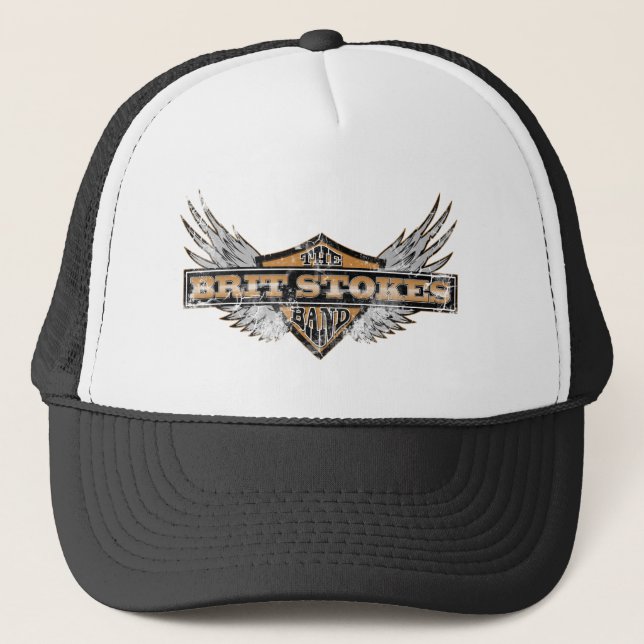 The Brit Stokes Band Logo Trucker Hat (Front)