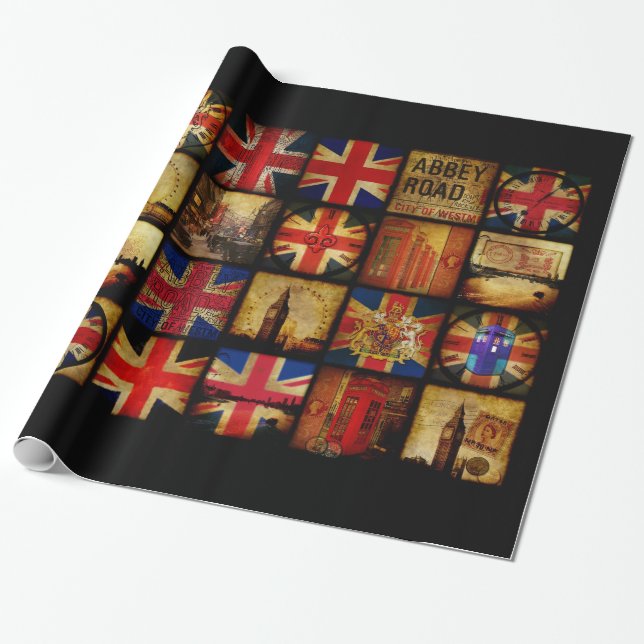 The British are coming Wrapping Paper (Unrolled)