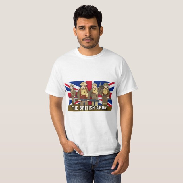 The British Army Faction World War I Simple His T-Shirt (Front Full)