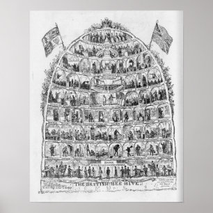 The British Beehive, 1867 Poster