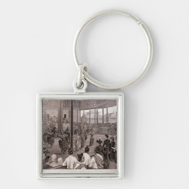 The British in Burmah Key Ring (Front)