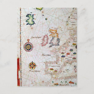 The British Isles, Iberia and Northwest Africa Postcard