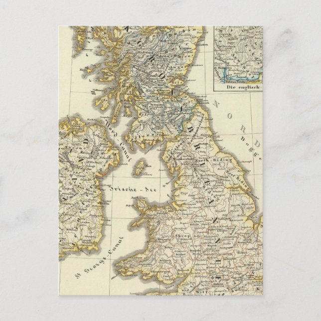 The British Isles since 1485 Postcard (Front)