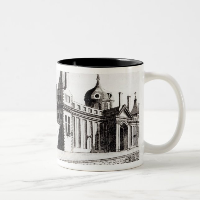 The British Museum in Great Russell Street Two-Tone Coffee Mug (Right)