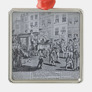 The British Patriots Procession through Metal Tree Decoration