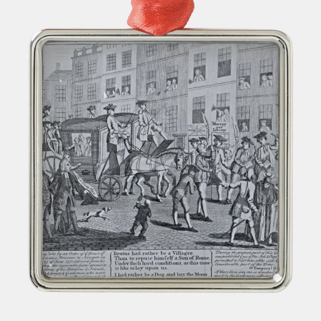 The British Patriots Procession through Metal Tree Decoration (Front)