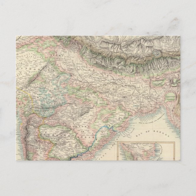 The British Possessions in the East Indies Postcard (Front)