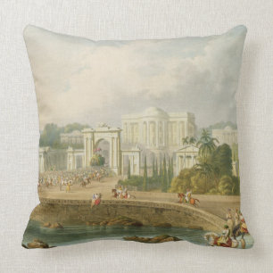 The British Residency at Hyderabad in 1813, from V Cushion
