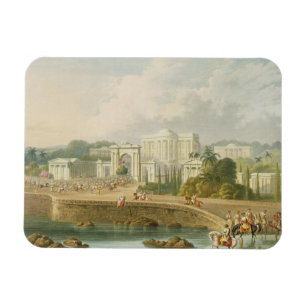 The British Residency at Hyderabad in 1813, from V Magnet