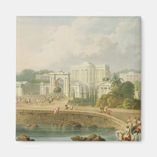 The British Residency at Hyderabad in 1813, from V Magnet